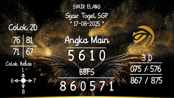 SYAIR ELANG - Syair Togel SGP