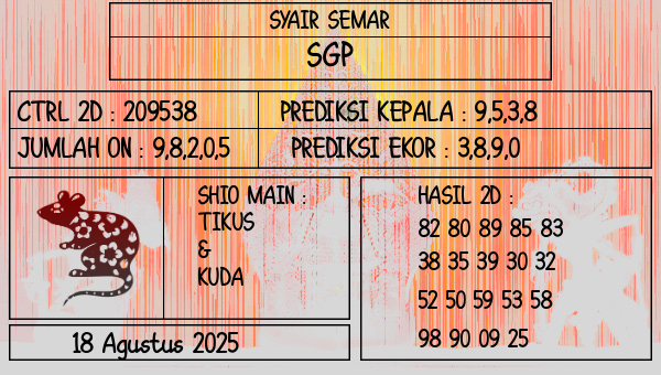 SYAIR SEMAR - SGP